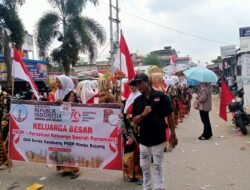 HUT RI ke 79, Ormas LMPP marcab tebo berikan minuman serta permen