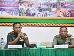 Kunjungi Makoramil Dlanggu, Dandim 0815/Mojokerto Tekankan Netralitas TNI Jelang Pilkada Serentak