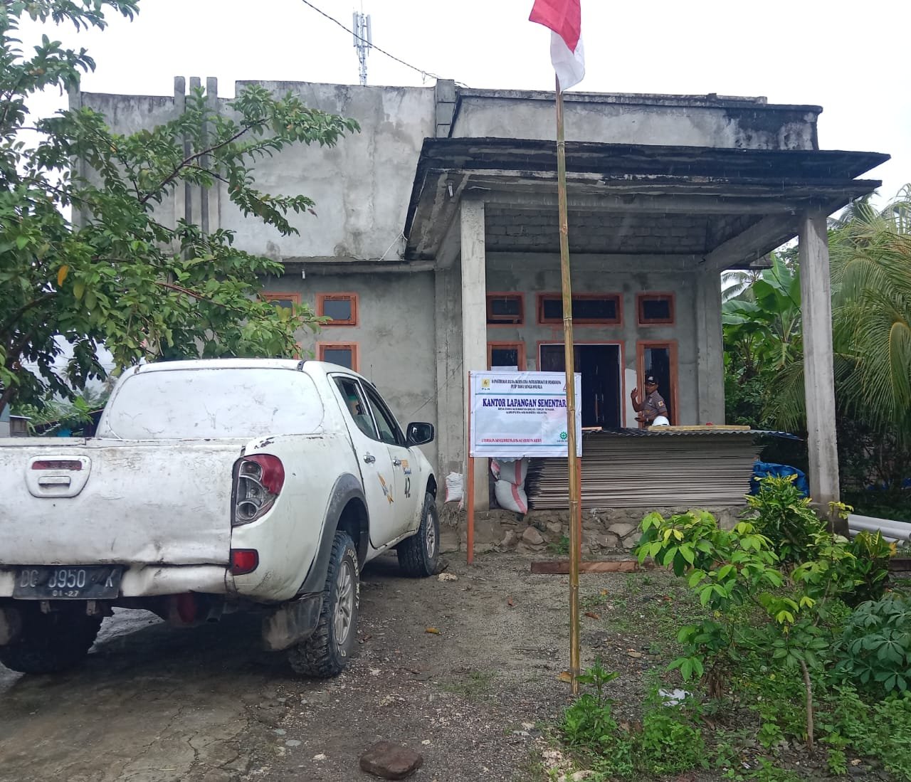 Pembangkit Listrik PLTU Mulai Di Kerjakan Di Desa Tawa Halsel