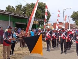 Lomba Gerak Jalan Meriahkan HUT RI Ke-79 di Kecamatan Mojosari