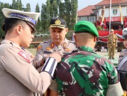 Bersama Jajaran Polres Tanggamus Gelar Pasukan Operasi Mantap Praja Krakatau 2024