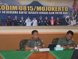 Dandim 0815/Mojokerto Pimpin Sidang Pankar UKP Periode 1 April 2025