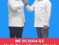 Mendaftar Di KPU Rusihan-Muhtar Bersama Pendukung Komitmen Menangkan Pilkada Halsel