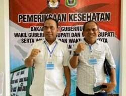 Cabup Dan Cawabup Halsel Rusihan-Mohtar Jalani Pemeriksaan Kesehatan Berjalan Lancar