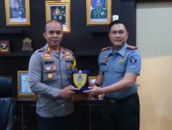 Ka Rutan Kelas IIB Sukadana Kunjungi Kapolres Lampung Timur