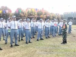 Tanamkan Kedisiplinan, Koramil 0815/16 Pacet Bina Siswa SMK Raden Rahmat Mojosari