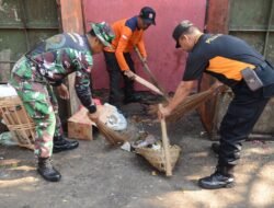 HUT Ke-79 TNI, Kodim 0815/Mojokerto Sasar Karya Bakti Pasar Tengah Kota