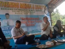 Melaksanakan Gathering Bersama Insan Pers, ini Pesan Calon Tunggal Bupati Tubaba