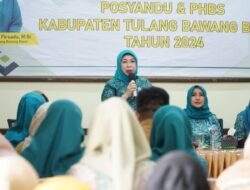 Untuk Seleksi Kader Terbaik, Hanita Farial Firsada Buka Lomba Kader Kesehatan Posyandu Dan PHBS Tubaba