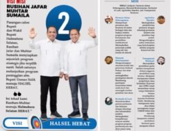16 Program Prioritas Cabup Dan Cawabup Rusihan-Muhtar, Halsel Hebat 2024-2029