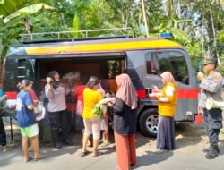 Polresta Banyuwangi Sosialisasi Kamtibmas Jelang Pilkada Melalui Mobil Sayur