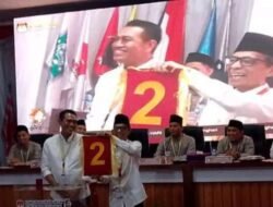 Usai Pencabutan Nomor Urut Paslon Bupati Batang Hari Fadhil – Bakhtiar Nomor Urut 2