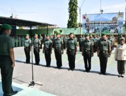 Pimpin Korp Raport, Dandim 0815/Mojokerto : Kenaikan Pangkat Jadikan Motivasi Kualitas Kerja & Pengabdian