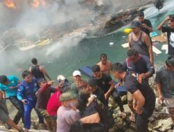 Kebakaran Speedboat Di Taliabu Milik Benny Laos Dilidik Polda Malut