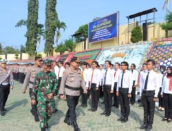 Apel Gelar Pasukan Operasi Zebra Krakatau 2024 Di Pimpin Langsung Kapolres AKBP Rivanda, S.I.K.