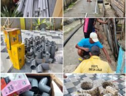 Pemdes Lele Lakukan Pengadaan Pipa Air Bersih Gunakan DD Tahap ll 2024