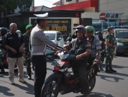 Ops Zebra Semeru 2024 Polres Jember Bersama Forkopimda Sosialisasikan Keselamatan Berlalu Lintas