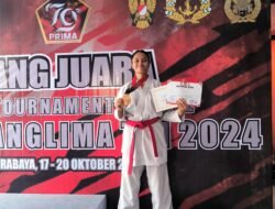 Atlet Karate Kodim 0815/Mojokerto Raih Prestasi Turnamen Piala Panglima TNI