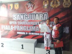 Raih 5 Medali Piala Panglima TNI, Atlet Karate Kodim 0815/Mojokerto Torehkan Prestasi Membanggakan