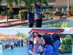 Lembaga Pemasyarakatan Perempuan Kelas IIA Bandar Lampung Laksanakan Upacara,Peringati Hari Sumpah Pemuda Tahun 2024