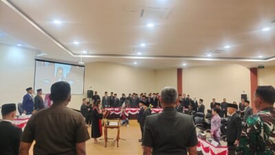 Hadi Prayitno dan Arie Hernowo Dilantik Jadi Wakil Ketua DPRD Kota Mojokerto 2024-2029
