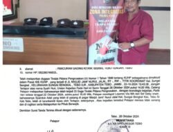 Debalang Negeri Laporkan Tim Paslon Agus – Nazar Diduga Perusak Spanduk LAMJ ke Polres Tebo