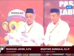 Paslon Nomor 2 Rusihan-Muhtar Kuasai Panggung Debat Calon Bupati Dan Wakil Bupati Halsel