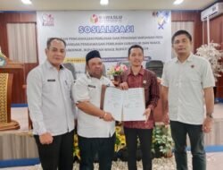 Bawaslu Batang Hari Sosialisasi Penandatanganan MoU dan Pengawasan Pemilihan Gubernur dan Bupati 2024