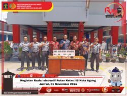 Kepala Pengamanan Rutan Kota Agung Gelar Razia Isidentil