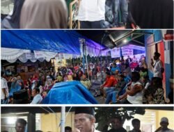 Paslon Nomor 2 Rusihan-Muhtar Di Sambut Antusias Ribuan Warga Amasing Saat Gelar Kampanye