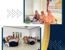 Dharma Wanita Persatuan Rutan Kelas I Bandar Lampung Sukses Menggelar Arisan Bulanan
