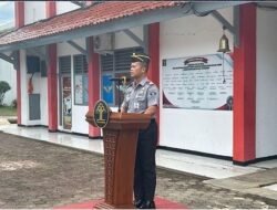 Pimpin Apel Pagi, Kalapas Kotaagung Ajak Impelementasikan Ikrar Dan Tri Dharma Petugas Pemasyarakatan