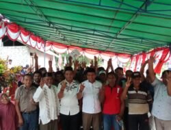 Masyarakat Wayamiga Komitmen Menangkan Paslon Nomor 2 Rusihan-Muhtar Di Pilbup Halsel 2024