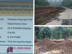 Proyek 10 Miliar Dikerjakan CV.SM Direktur Dan Kadis PUPR Halsel Diduga Terlibat Korupsi