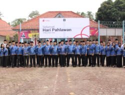 Semangat Kepahlawanan Dalam Alam Mengabdi Untuk Kemajuan Bangsa, Petugas Lapas Kotaagung Bersama Warga Binaan Upacara Peringati Hari Pahlawan 2024