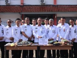 Buktikan Ketegasan nya,Kalapas Kelas IIB Kotaagung Musnahkan Hasil Razia Periode Januari – November 2024..!!