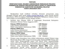 HONORER DINAS PERTANIAN YANG LOLOS SELEKSI P3K DI LINGKUP PEMDA HALSEL STPJM DAN SK NYA SEMUA DI TANDA TANGANI OLEH KADIS TERKECUALI SYAHRIN JAFAR, DAN APARAT PEMERINTAHAN DESA YANG LULUS SELEKSI P3K HARUS MENGUNDURKAN DIRI