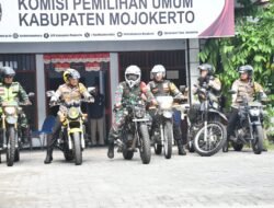 Pastikan Keamanan & Kesiapan Logistik Masing-masing PPK Hingga PPS, Dandim 0815/Mojokerto Bersama Kapolres Bersinergi Gelar Patroli Gabungan