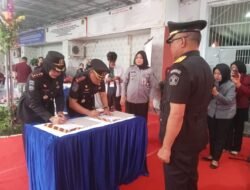 Karutan Kelas IIB Kotaagung Hadiri Purnabakti Sekaligus Sertijab Kalapas Perempuan Bandar Lampung