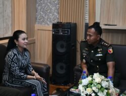 Tingkatkan Sinergi Untuk Pembangunan Daerah, Ketua DPRD Kota Mojokerto Temui Dandim 0815/Mojokerto