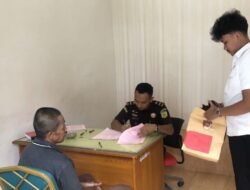 Satreskim Polres Tanggamus Limpahkan Tersangka Pembunuhan Berencana Ke Kejaksaan