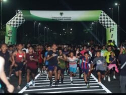 Semarak HUT Kabupaten Ke-76 Tahun 2024 Bupati Batang Hari Gelar Night Fun Run