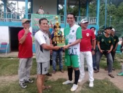 Bupati Fadhil Arief Hadiri Laga Final,Selaligus Tutup Sepak Bola Camat Cup Di Kecamatan Maro Sebo Ulu