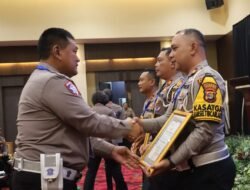 Direktorat Lalu Lintas Polda Lampung Berikan Penghargaan Kepada Satlantas Polres Tanggamus Atas Kinerja 2024