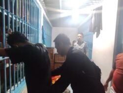 Geledah Malam Kamar Hunian, Jajaran Pengamanan Lapas Kotaagung Sita Barang Terlarang