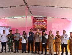 Polres Tanggamus Bersama Forkopimda Resmikan Kampung Bebas Narkoba di Pekon Karang Rejo Semaka