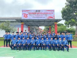 Lembaga Pemasyarakatan Narkotik Kelas IIA Bandar Lampung Gelar Upacara Peringatan Hari Bela Negara Ke-76