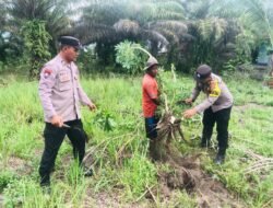 Bhabinkamtibmas Polres Lampung Timur Berperan Aktif dan Dukung Penuh Program Swasembada Pangan