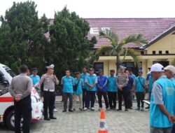 Sat Lantas Polres Tanggamus Gelar Pelatihan Safety Driving dan Etika Berlalulintas Untuk Pengemudi Ambulans Pekon