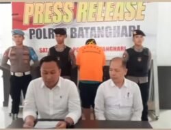 Polres Batang Hari Gelar Press Release Terkait Kasus Pelecehan seksual Terhadap Anak Dibawah Umur